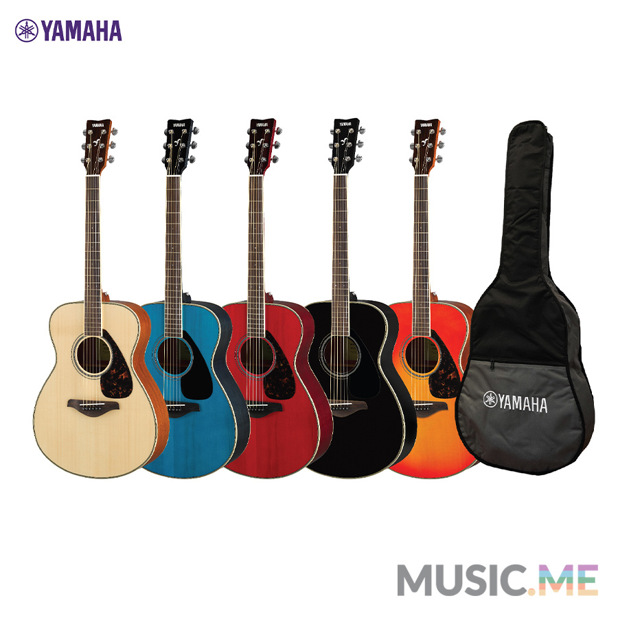 YAMAHA FS820 Acoustic Guitar กีตาร์โปร่งยามาฮ่า รุ่น FS820 + Standard Guitar Bag กระเป๋ากีตาร์รุ่นสแ