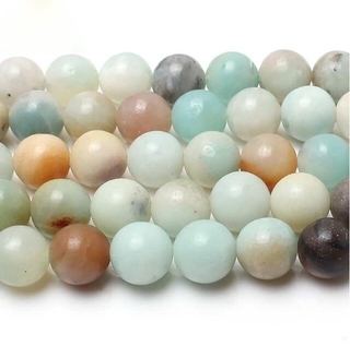 ลูกปัดหินหลากสีธรรมชาติ Amazonite