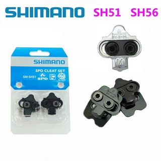 Shimano SPD SM SH51 Stollen MTB Multi-Release Pedal พร้อมคลีทบัตเตอร์แพลตเทนลอย Berg Paar CLEAT ชุดกล่องรองเท้าขี่จักรยาน ของแท้