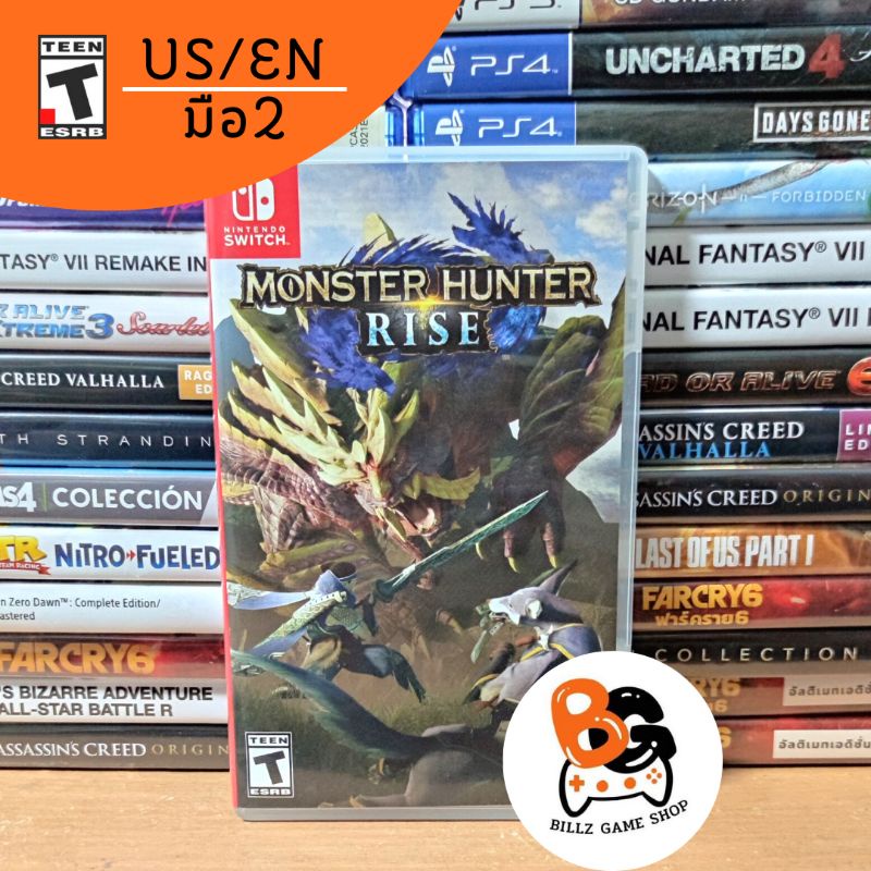 (มือ2) Nintendo Switch | Monster Hunter Rise