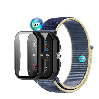 Amazfit GTS 4 Mini สายรัดข้อมือ ไนลอน สายรัดข้อมือ กีฬา amazfit GTS 4 Mini เคสแบบเต็มหน้าจอ เคส amazfit GTS 4 Mini ป้องกันหน้าจอ