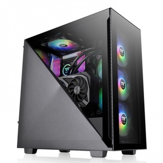 THERMALTAKE CASE DIVIDER 300 TG ARGB BLACK : CA-1S2-00M1WN-01 Divider 300 TG ARGB Mid Tower Chassis