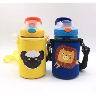 ShopAt.Two[CN-3162] กระเป๋าใส่กระติกน้ำ(ไม่มีกระติกน้ำ)ลายการ์ตูนพร้อมสายสะพาย