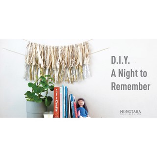 MOMOTARA ชุด DIY A Night to Remember Ribbon Garland Merry