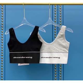 B022 บราสปอร์ต ALWang "Logo Elastic Bra Ribbed Jersey" Hot Item