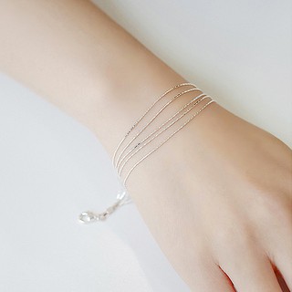 สร้อยข้อมือเงิน 925 รหัส S214 พร้อมส่ง 925