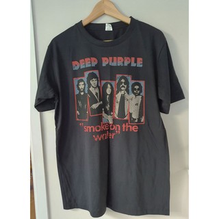 เสื้อยืดผ้าฝ้ายพิมพ์ลายแฟชั่นเสื้อยืด Deep Purple T-shirt