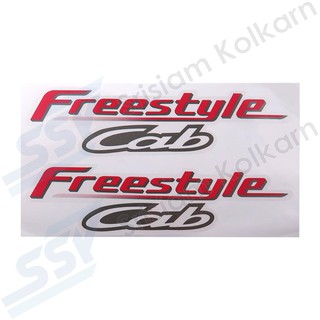 OEM สติกเกอร์แคป FIGTHER/02 รง. "FREESTYLE CAB"