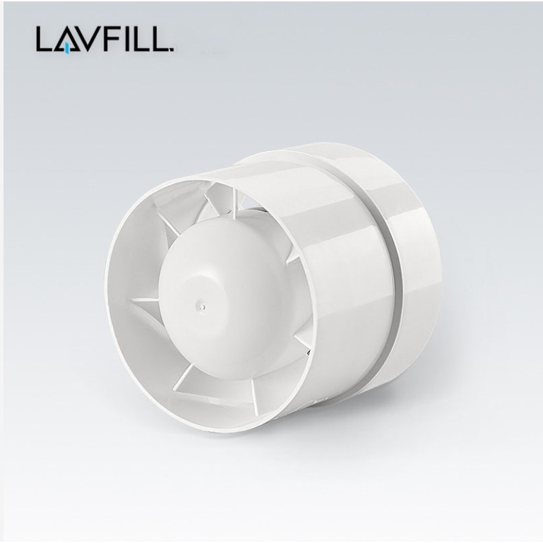 LAVFILL พัดลมท่อพัดลมดูดอากาศพัดลมดูดอากาศรอบห้องน้ำขนาดเล็กพัดลมระบายอากาศขนาดเล็กเงียบ 4 นิ้ว 5 นิ้ว 6 นิ้ว