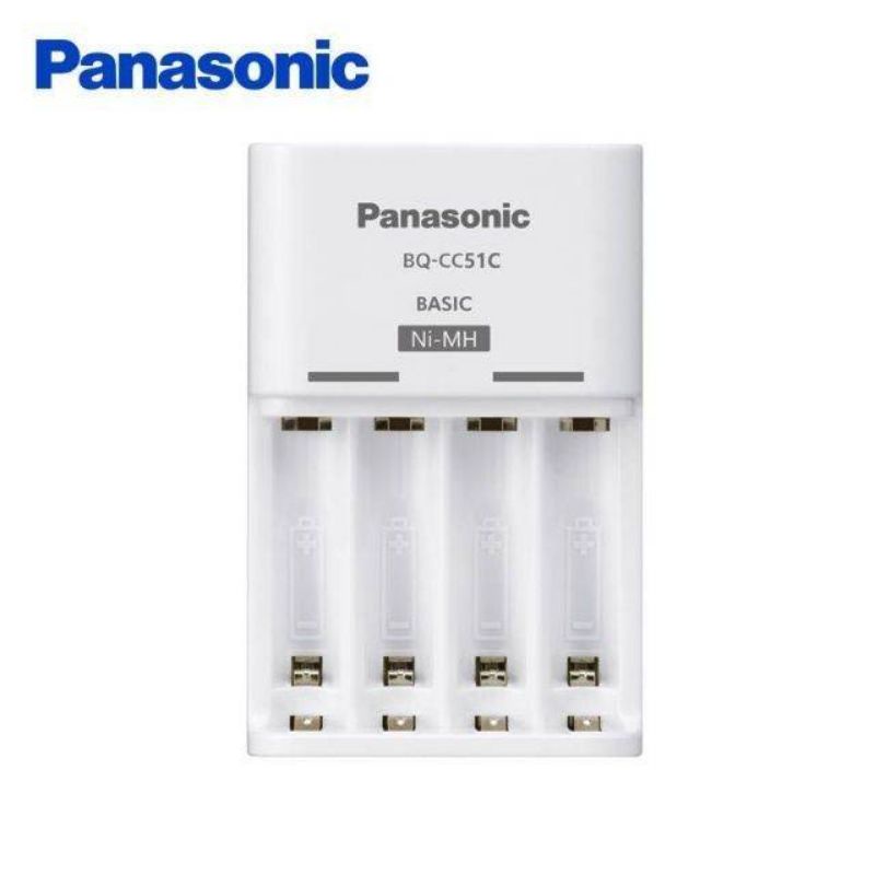เครื่องชาร์จถ่าน Pana sonic  Eneloop BQ-CC51C Basic ของแท้ แพคนำเข้า (สินค้าไม่รวมถ่านชาร์จ)