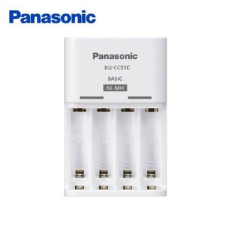 เครื่องชาร์จถ่าน Panasonic  Eneloop BQ-CC51C Basic ของแท้ แพคนำเข้า (สินค้าไม่รวมถ่านชาร์จ)