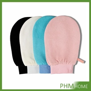 ถุงมืออาบน้ำอุปกรณ์อาบน้ำ อาบน้ำ ผลัดเซลล์ผิวที่ตายแล้ว bath gloves