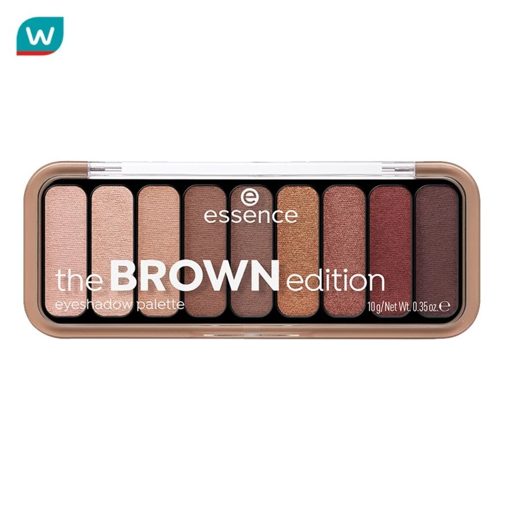 Essence เอสเซนส์ เดอะ บราวน์ อิดิชั่น อายแชโดว์ พาเลต 10ก. 30 โกเจียส บราวน์