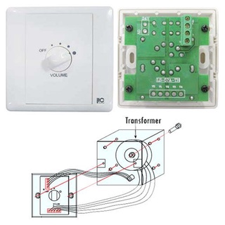 ITC Audio T-16FC/BB โวลุ่มปรับเสียง ตัวปรับระดับเสียงขนาด 60 วัตต์