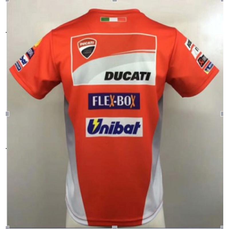 ducati เสื้อยืดคอกลมแขนสั้นแบบแห้งเร็ว