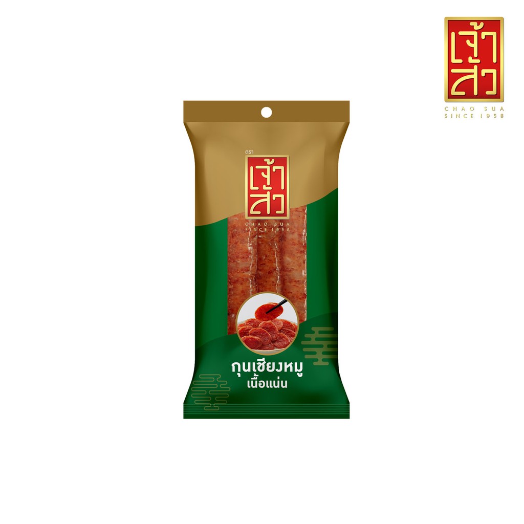 เจ้าสัว กุนเชียงหมูเนื้อแน่น 120 กรัม (ไซส์เล็ก)