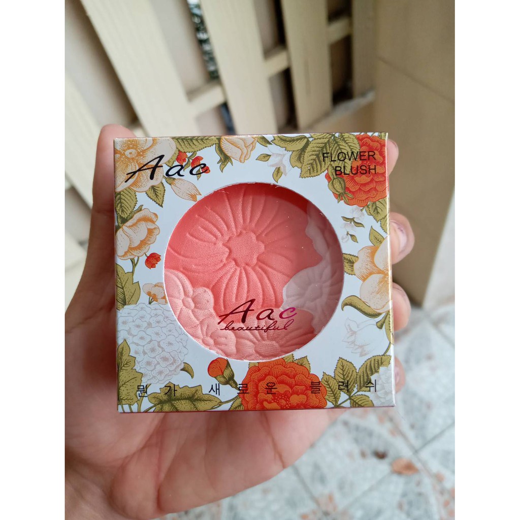 บลัชออนไฮไลท์ดอกไม้ AAC FLOWER ART BAKED BLUSH No.810
