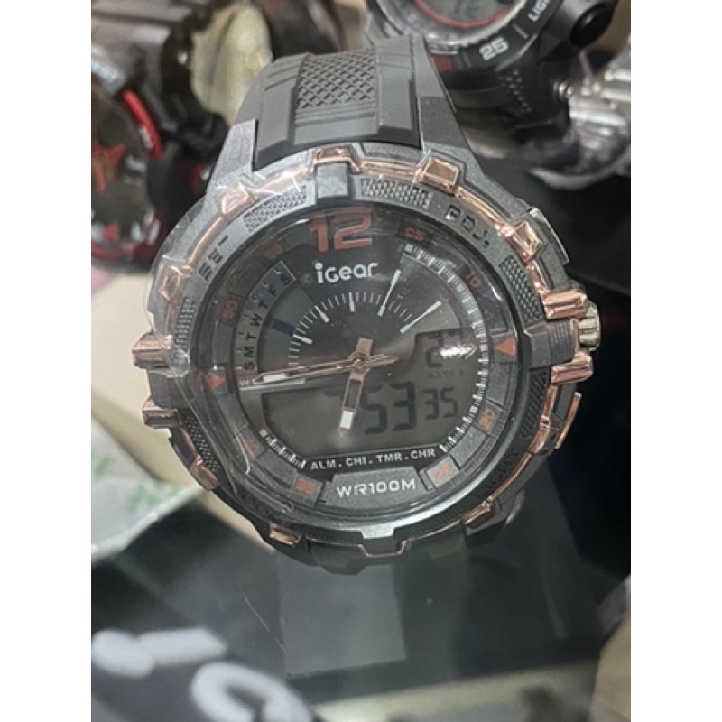 ‼️Sale นาฬิกาแฟชั่น igear สองระบบ กันน้ำได้