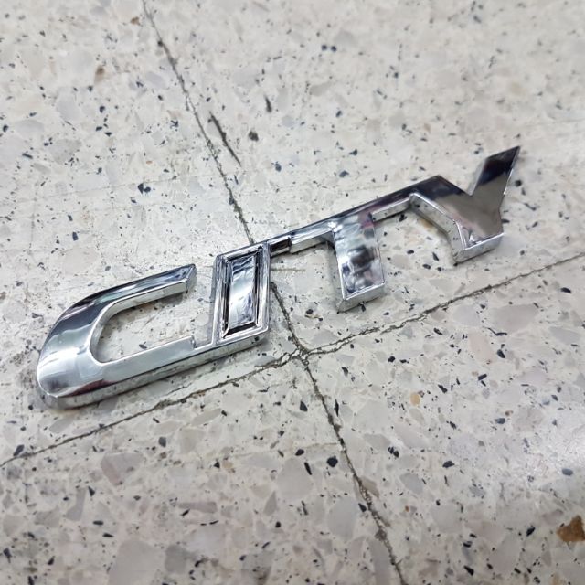 HONDA CITY ZX LOGO 3D โลโก้ติดด้านหลัง