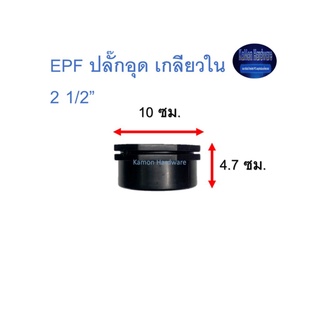 Super Products EPF ปลั๊กอุด เกลียวใน 2 1/2”