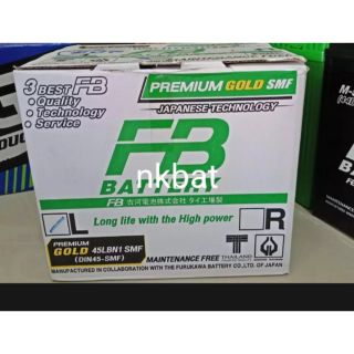 FB battery รุ่นPremium Gold SMF45Lbn1-Din45L