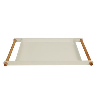 Other tableware TRAY IRON KECH YS-40245P 43X31.5X2.5 CM WHITE Tableware Kitchen equipment อุปกรณ์บนโต๊ะอาหารอื่นๆ ถาดเหล