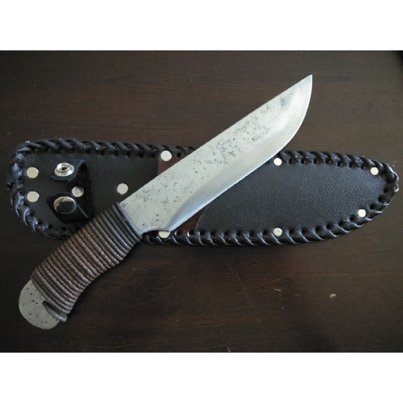 Knife Dagger มีดพก มีดสั้น &gt;&gt;&gt;(แถมปลอกหนังฟรี❗❗❗) เดินป่า ป้องกันตัว [Hand Made] พกพาสะดวก
