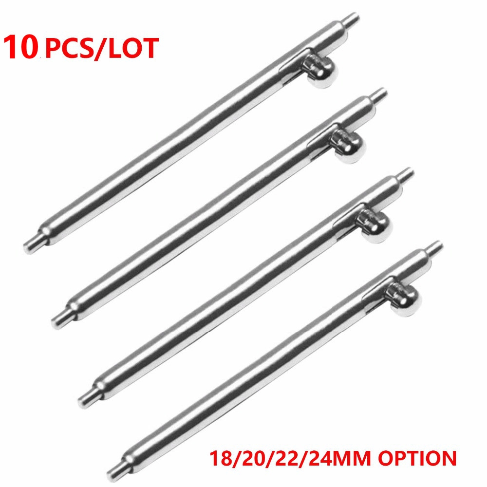 อุปกรณ์หมุด quick release สําหรับสายนาฬิกาข้อมือ 18/20/22/24 มม. รองรับ S2/S3 2/3 pins ชุด 10 ชิ้น