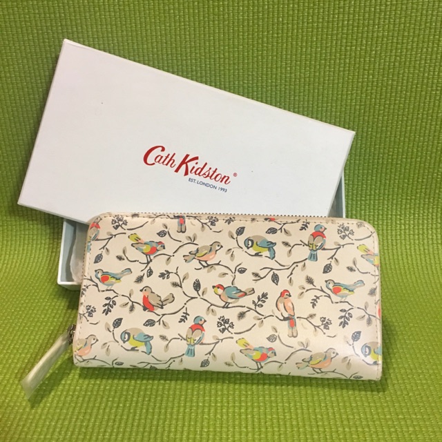 (มือสอง) กระเป๋าสตางค์ Cath Kidston หนังแท้