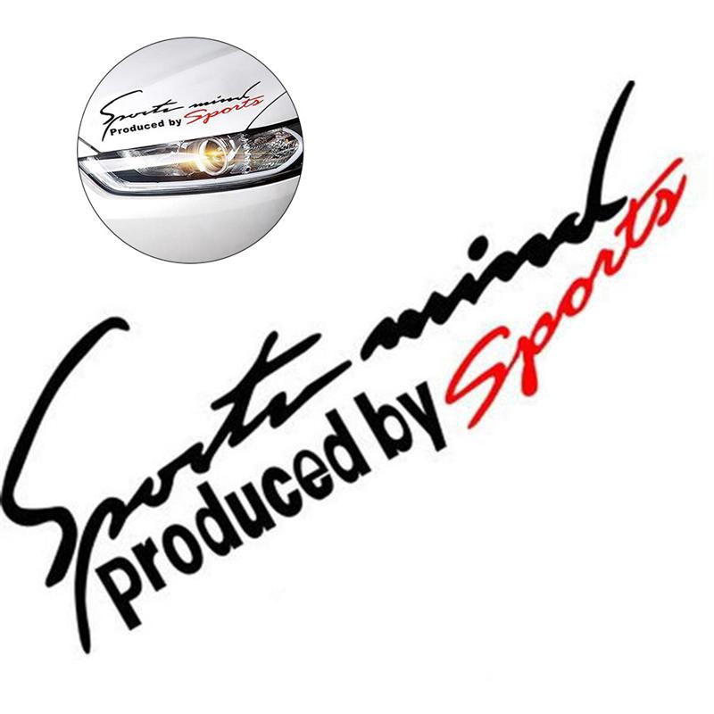 สติ๊กเกอร์ JDM สติ๊กเกอร์สีขาวสะท้อนแสง ตกแต่งรถยนต์สไตล์ญี่ปุ่น