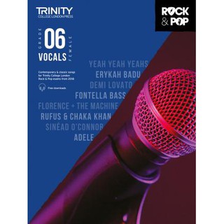 Trinity College London Rock &amp; Pop 2018 Vocals Grade 6 (TCL017345)