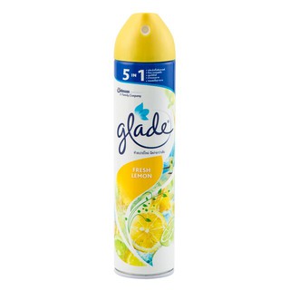 Glade เกลด สเปรย์ปรับอากาศ กลิ่น เฟรช เลมอน ขนาด 320 มล.