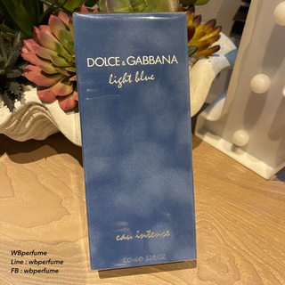 น้ำหอมของแท้ 100% Dolce &amp; Gabbana Light Blue Eau Intense EDP Women 100 ml.