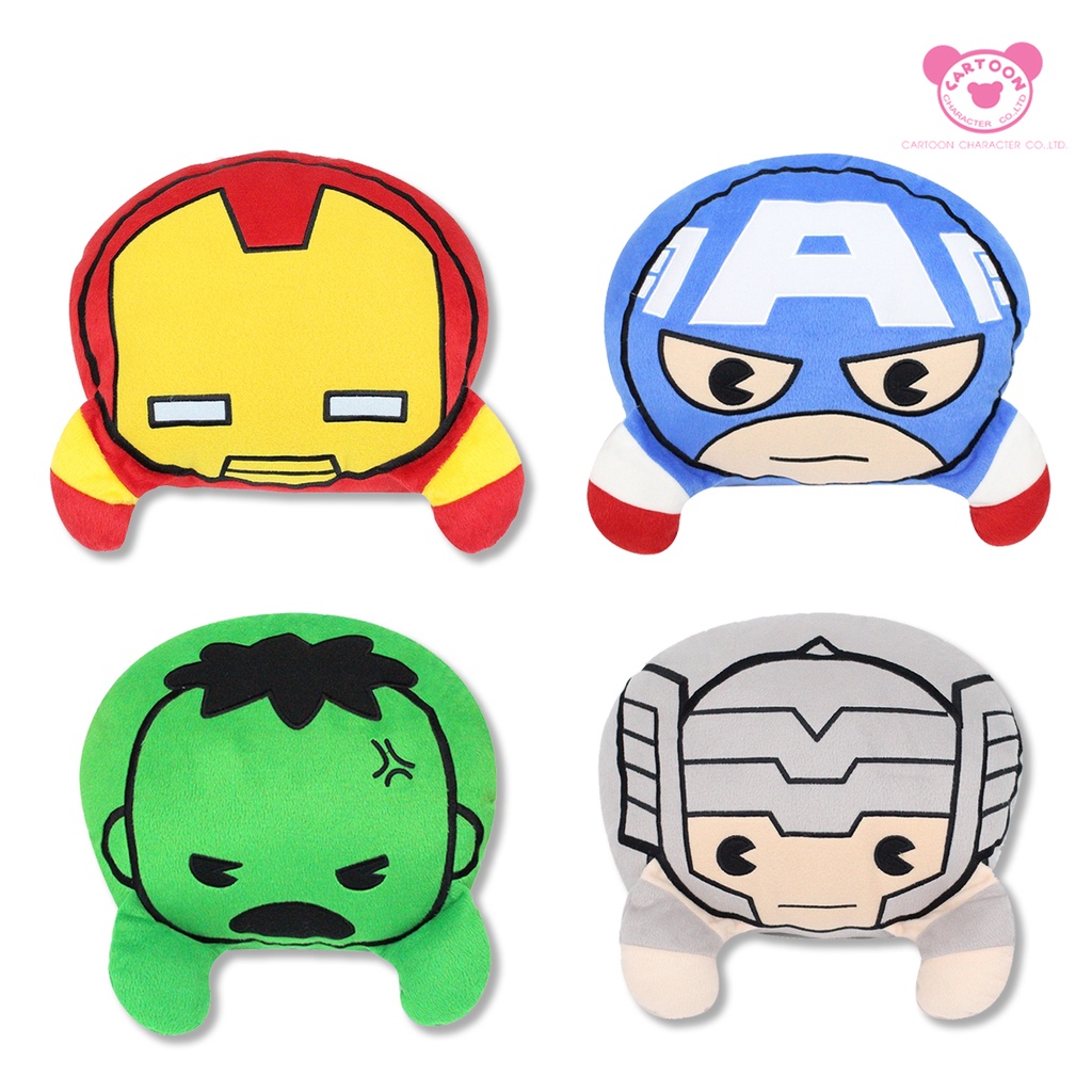 Disney หมอนกอด หมอนอิงหลัง หมอนซุกมือหน้าซุปเปอร์ฮีโร่ IRON MAN (สินค้าลิขสิทธิ์แท้ จากโรงงานผู้ผลิต)