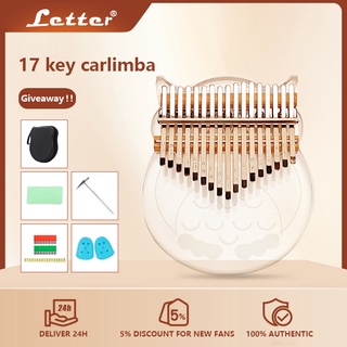 🔥COD 🔥 คาลิมบา kalimba 17 คีย์โทน แบบเพลท  Finger piano - Thumb Piano Acoustic