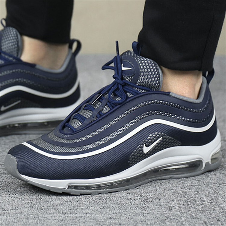 Nike Air Max 97 Ultra 17 น้ำเงินเข้ม กระสุน คน เบาะอากาศ รองเท้าวิ่ง รองเท้ากีฬา Nike Air Max 97 Ultra 17 น้ำเงินเข้ม กระสุน คน เบาะอากาศ รองเท้าวิ่ง รองเท้ากีฬา