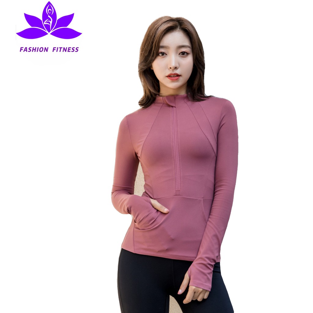 FASHION FITNESS The new sports jacket female long-sleeved running speed ...