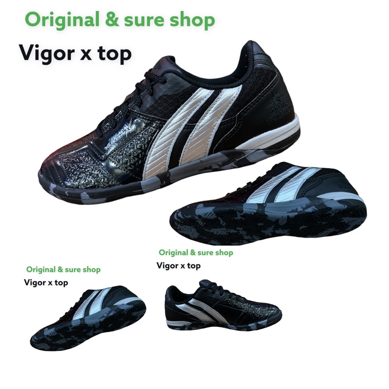 รองเท้าฟุตซอล Pan vigor x top microfiber