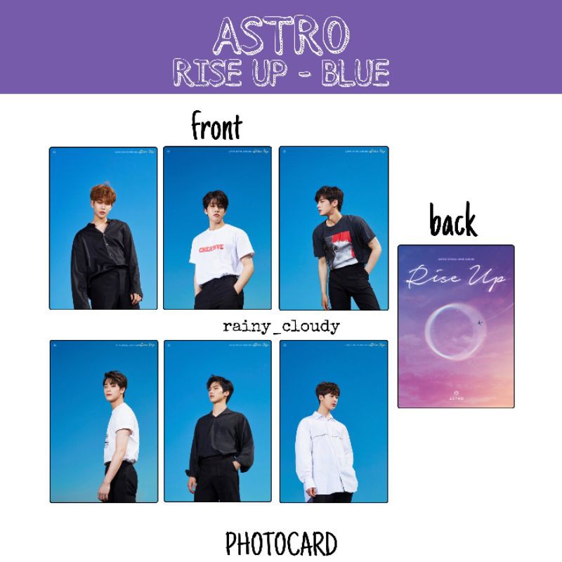 [โฟโต้การ์ดอย่างเป็นทางการ] Astro - Rise Up