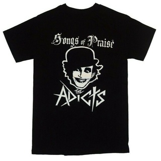 เสื้อยืด พิมพ์ลาย The Adicts Songs Of Praise สไตล์พังก์ร็อค สําหรับผู้ชาย