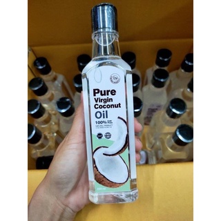 1ขวด Pure Virgin Coconut Oil (แพ็คเกจใหม่) เพียวเวอร์จิ้น น้ำมันมะพร้าวสกัดเย็น 250ml.