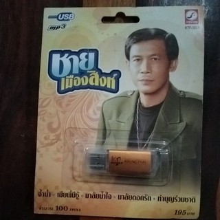 USB mp3รวม ชาย เมืองสิงห์ 100เพลง