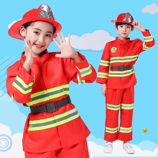 ชุดนักดับเพลิงเด็ก Firemankid ชุดแฟนซีเด็ก ชุดคอสเพลย์เด็ก Cosplay**พร้อมส่ง**