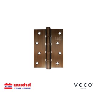 VECO บานพับเหล็ก  4"X3" 4BB 11 มม. ทองแดงรมดำ ( 1 แถม 1) 3ชิ้น/แพ็ค แถม ฟรี 3 ชิ้น B 8858670116758