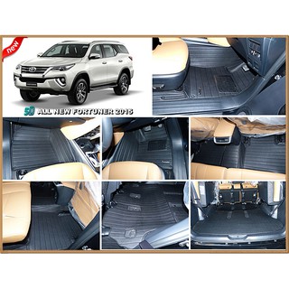 New!! พรมเข้ารูป 5D MatPro Plus รุ่น Classic Pro-Premium สำหรับรถรุ่น All New Fortuner 2015-2019  ฟรี 3 ต่อ