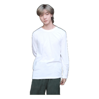 KOREAN LONG SLEEVES T-SHIRT เสื้อยืดแขนยาวสีพื้น 8 สี มินิมอล คุณภาพดี Cotton 100%ไม้ย้วย ไม่ยับ ไม่ต้องรีด