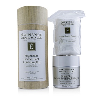 EMINENCE - Bright Skin Licorice Root Exfoliating Peel (พร้อมก้อนสำลี 35 ก้อน) - 50ml/1.7oz