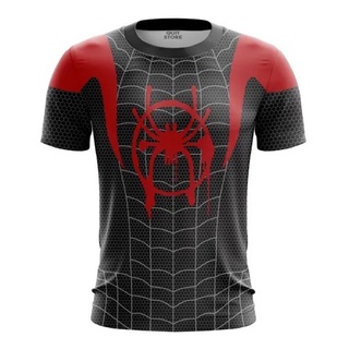 เสื้อยืด พิมพ์ลาย Spider-Man Into the Spider-Verse เครื่องแต่งกาย สําหรับผู้ชาย