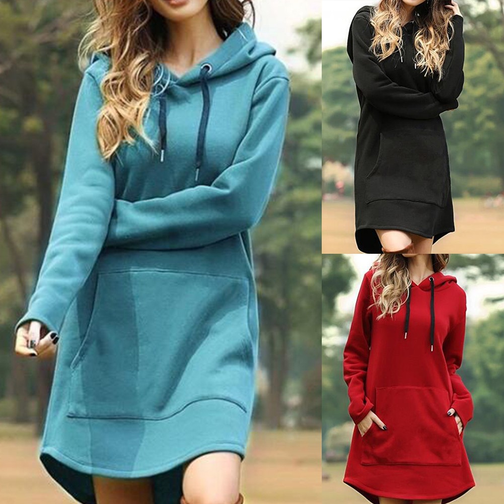 long sleeve dress pockets