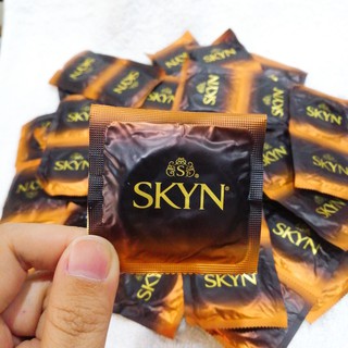 ถุงยางอนามัย สำหรับผู้ที่มีอาการแพ้น้ำยาง SKYN Synthetic Polyisoprene Condoms 56 mm 5, 10 or 20 Pieces (LifeStyles®)